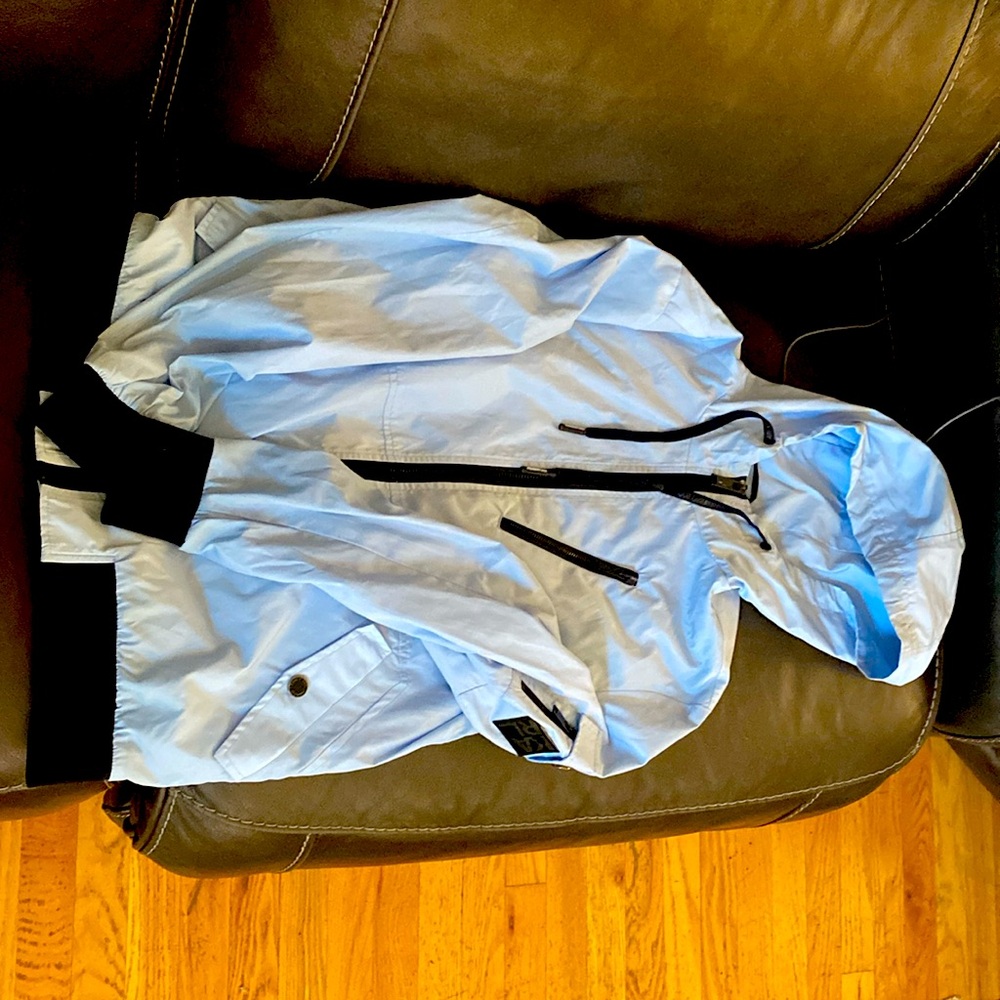 Karl Lagerfeld blue windbreaker size S, Good condition